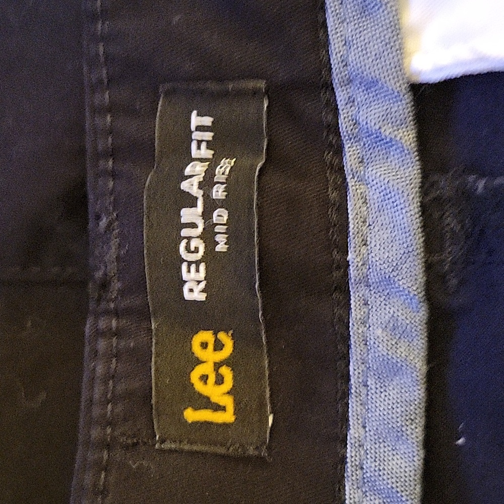 Lee Regular fit black chino stretch walkshort mid rise 7" inseam size 14 NEW… - Picture 8 of 14